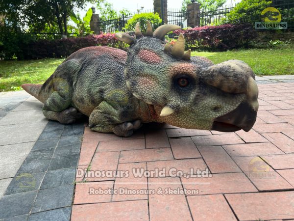 DWDR1004 Walking Pachyrhinosaurus Robot For Dinosaur Park - Image 2