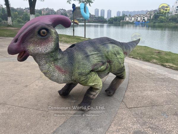 DWDR1005 Remote Control Dancing Robot Dinosaur - Parasaurolophus - Image 4