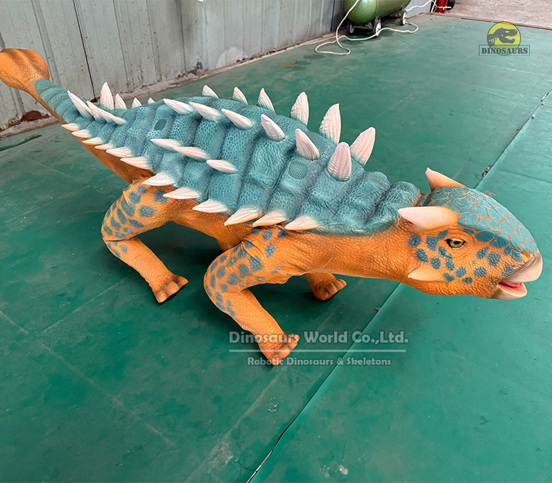 DWDR1002-3 Runnable Life Size Dinosaur Robot Ankylosaurus - Image 3