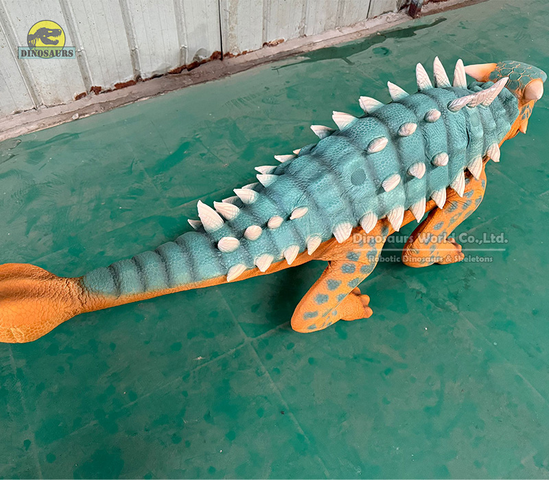DWDR1002-3 Runnable Life Size Dinosaur Robot Ankylosaurus - Image 4