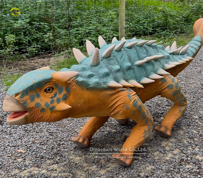 DWDR1002-3 Runnable Life Size Dinosaur Robot Ankylosaurus - Image 2